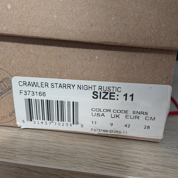 BedStu Crawler Leather Platform Sandals In Starry Night Lux Sz 11 In Box EUC - Picture 11 of 11